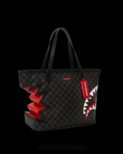 SHARK BITE SHARKS IN PARIS GRAY TOTE