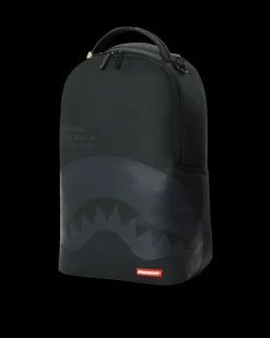 SHARK CENTRAL (BLK ON BLK) BACKPACK (DLXV)