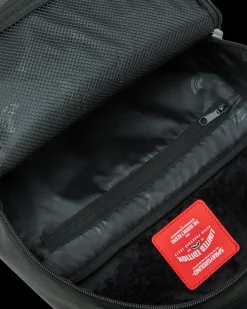 SHARK CENTRAL (BLK ON BLK) BACKPACK (DLXV)