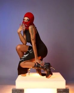 SHARK CENTRAL SKI MASK (RED)