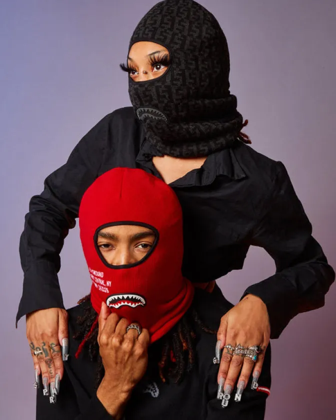 SHARK CENTRAL SKI MASK (RED)