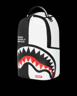 SHARK CENTRAL SPLIT BACKPACK BLK/WHT (DLXV)