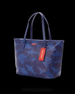 SHARK CHECK (BLUE) TOTE