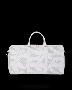 SHARK CHECK (WHITE) DUFFLE