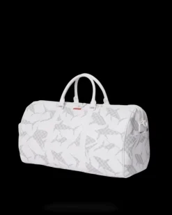 SHARK CHECK (WHITE) DUFFLE