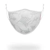 SHARK CHECK (WHITE) FACE MASK