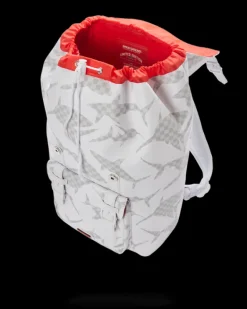 SHARK CHECK (WHITE) HILLS BACKPACK