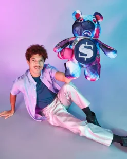 SHARKCLUB ELECTRONICA MONEYBEAR TEDDYBEAR BACKPACK