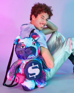 SHARKCLUB ELECTRONICA MONEYBEAR TEDDYBEAR BACKPACK