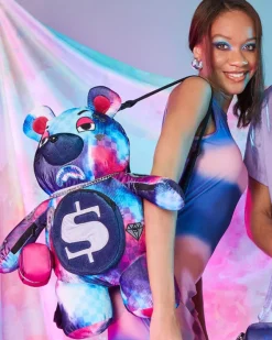 SHARKCLUB ELECTRONICA MONEYBEAR TEDDYBEAR BACKPACK