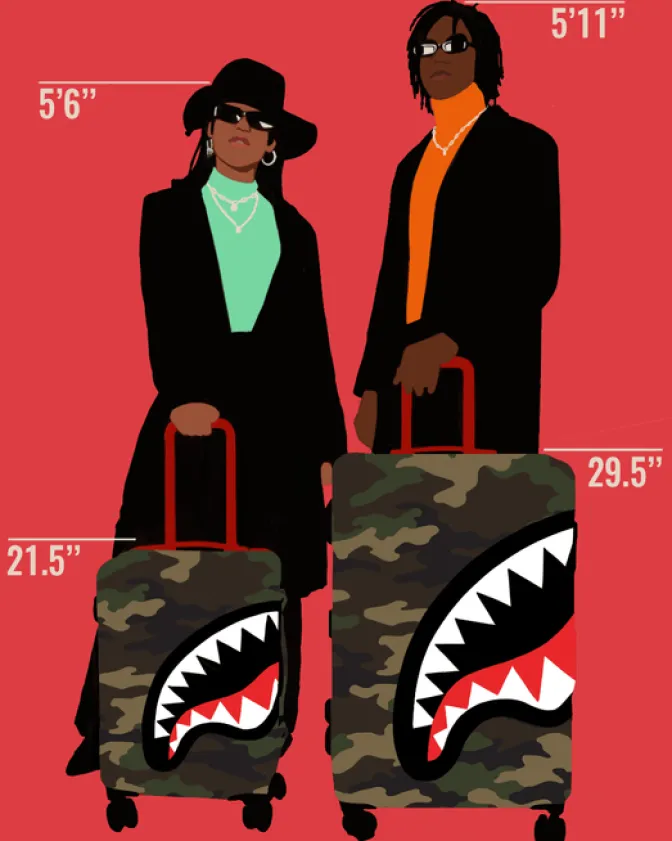 SHARKNAUTICS (CAMO) 21.5u201d CARRY-ON LUGGAGE