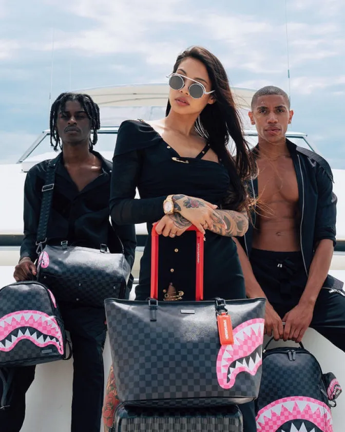 SHARKS IN CANDY TOTE