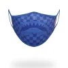 SHARKS IN PARIS (BLUE) FORM-FITTING MASK