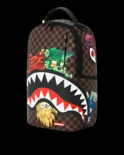 SHARKS IN PARIS CHARACTERS SNEAKIN BACKPACK (DLXV)