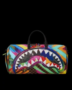 SHARKS IN PARIS CITY STREAKS DUFFLE