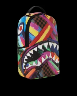 SHARKS IN PARIS CITY STREAKS BACKPACK (DLXV)