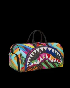 SHARKS IN PARIS CITY STREAKS DUFFLE