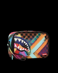 SHARKS IN PARIS CITY STREAKS TOILETRY BAG