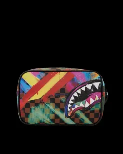 SHARKS IN PARIS CITY STREAKS TOILETRY BAG