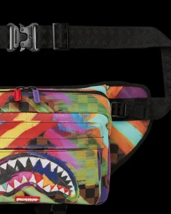 SHARKS IN PARIS CITY STREAKS CARGO CROSSBODY