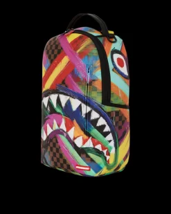 SHARKS IN PARIS CITY STREAKS BACKPACK (DLXV)