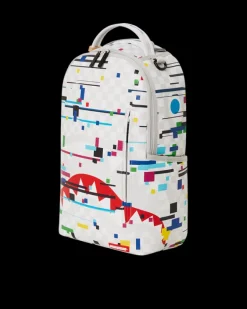 SHARKS IN PARIS GLITCH RIDER BACKPACK (DLXV)