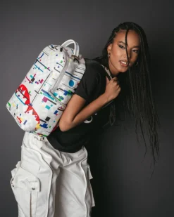 SHARKS IN PARIS GLITCH RIDER BACKPACK (DLXV)