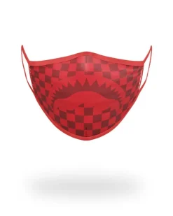 SHARKS IN PARIS (RED) FORM-FITTING MASK