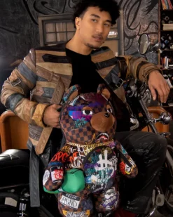SHARKS IN PARIS THE RIZZ MONEYBEAR TEDDYBEAR BACKPACK