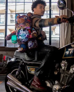 SHARKS IN PARIS THE RIZZ MONEYBEAR TEDDYBEAR BACKPACK