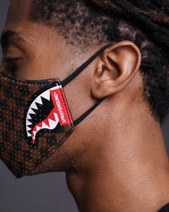 SHARKS IN PARIS VEGAN LEATHER FACE MASK