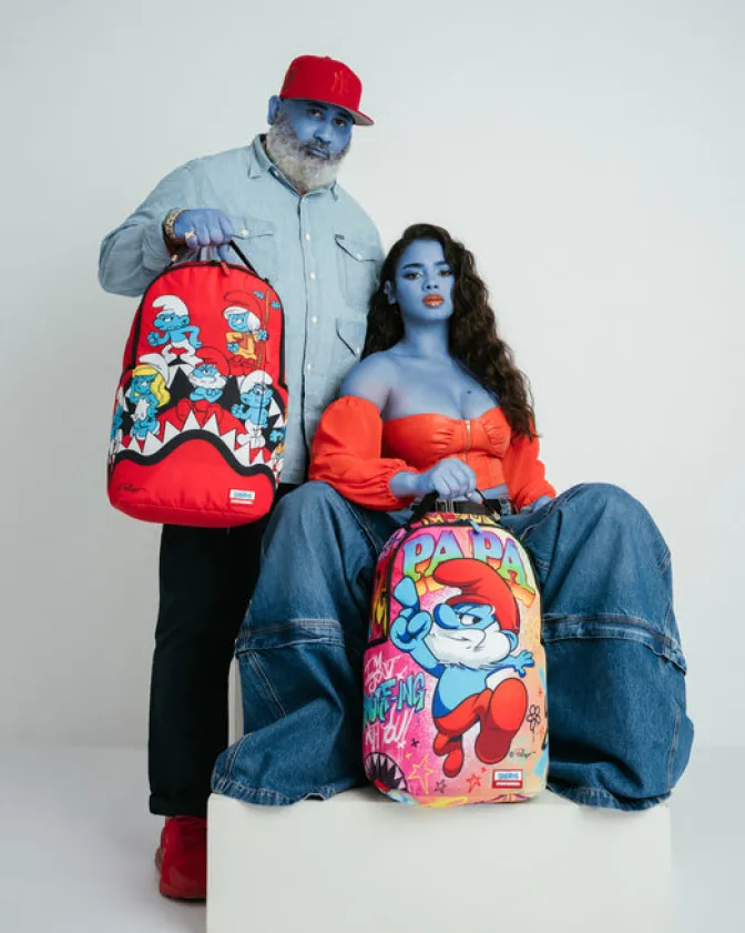 SMURFS SHARK BOUNCE BACKPACK