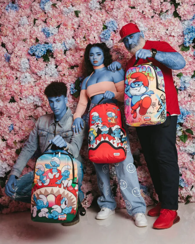 SMURFS SHARK BOUNCE BACKPACK