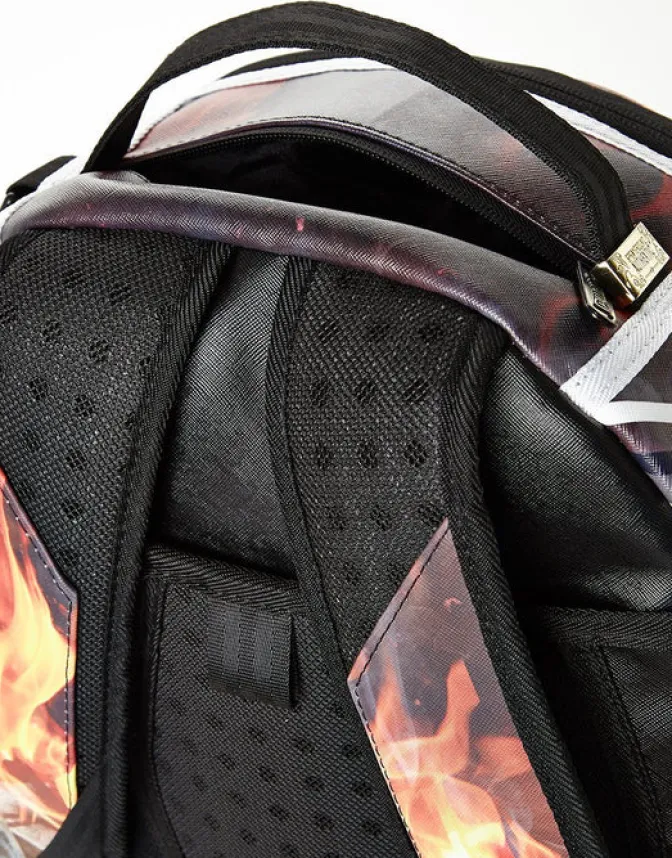 SPALDING X SPRAYGROUND FIRE MONEY BACKPACK