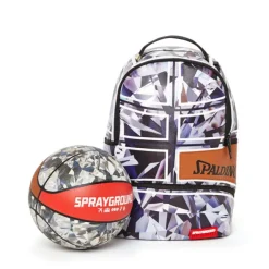 SPALDING X SPRAYGROUND ONE MILLION KARAT DIAMOND BACKPACK