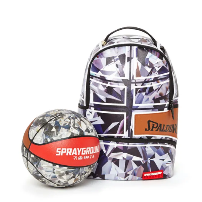 SPALDING X SPRAYGROUND ONE MILLION KARAT DIAMOND BACKPACK