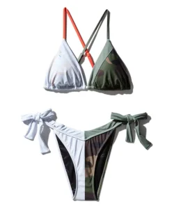 SPLIT BITE CAMO BIKINI