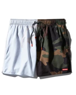 SPLIT BITE CAMO SHOTO SWIM TRUNKS
