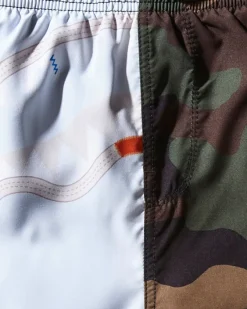 SPLIT BITE CAMO SHOTO SWIM TRUNKS