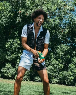 SPLIT BITE CAMO SHOTO SWIM TRUNKS
