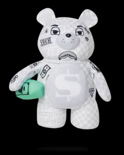 SPLIT THE CHECK (PEARL) MONEYBEAR TEDDYBEAR BACKPACK