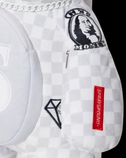 SPLIT THE CHECK (PEARL) MONEYBEAR TEDDYBEAR BACKPACK