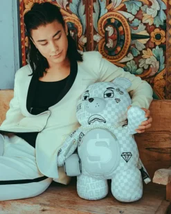 SPLIT THE CHECK (PEARL) MONEYBEAR TEDDYBEAR BACKPACK