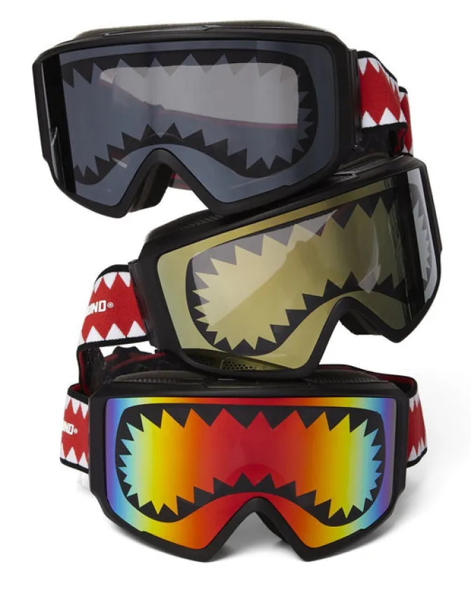 SPRAYGROUND SHARK GOGGLES WITH 3 INTERCHANGEABLE LENS