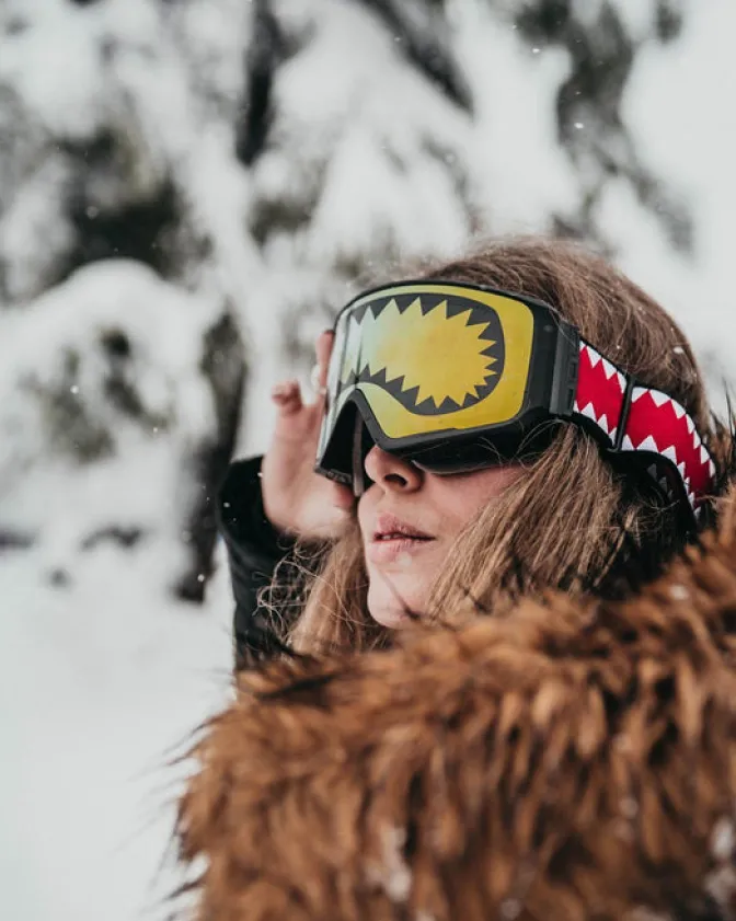 SPRAYGROUND SHARK GOGGLES WITH 3 INTERCHANGEABLE LENS