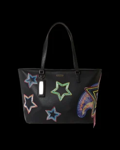 STAR RACER A.I.7 SANDFLOWER COLLAB BEADED TOTE