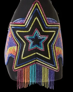STAR RACER A.I.7 SANDFLOWER COLLAB BEADED TOTE
