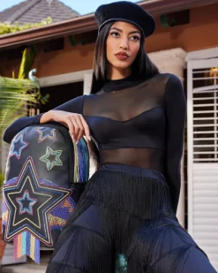 STAR RACER A.I.7 SANDFLOWER COLLAB BEADED BACKPACK