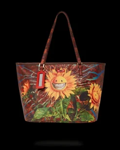 SUNFLOWER GRIN RON ENGLISH COLLAB TOTE