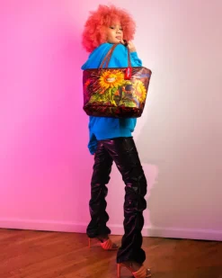 SUNFLOWER GRIN RON ENGLISH COLLAB TOTE